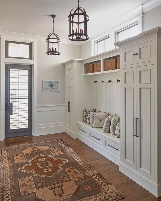 Mudroom Design in Maryland by Cyrus Construction