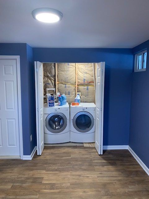 Laundry room | Complete basement finishing 
